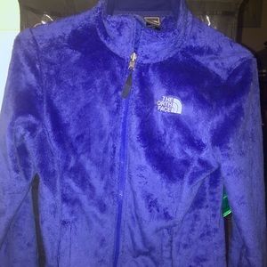 North Face fuzzy jacket